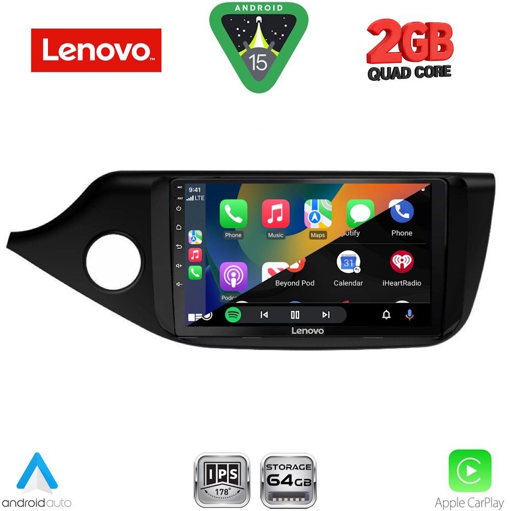 LENOVO LVD 2302_CPA (9inc) MULTIMEDIA TABLET for KIA CEED mod. 2012-2018 - immagine 2