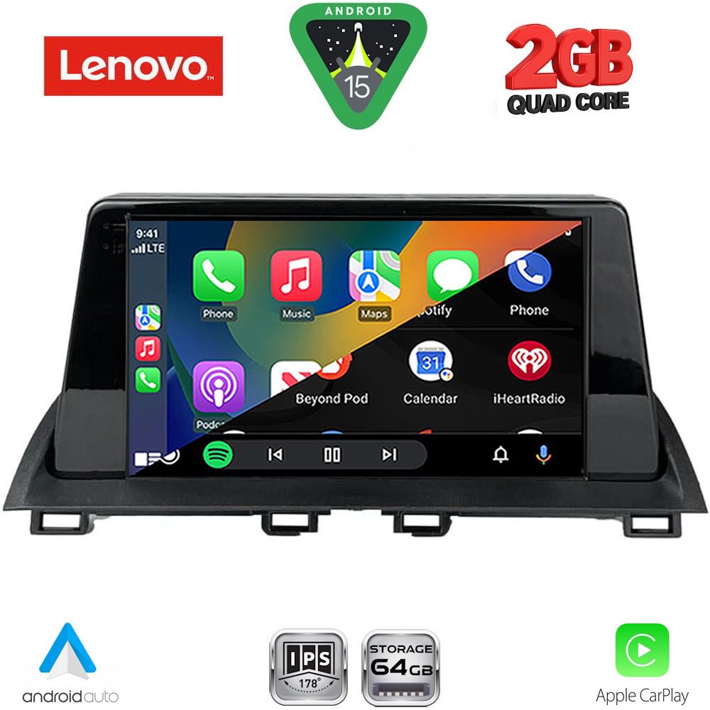 LENOVO LVD 2367_CPA (9inc) MULTIMEDIA TABLET for MAZDA 3 mod. 2014-2019 - immagine 2