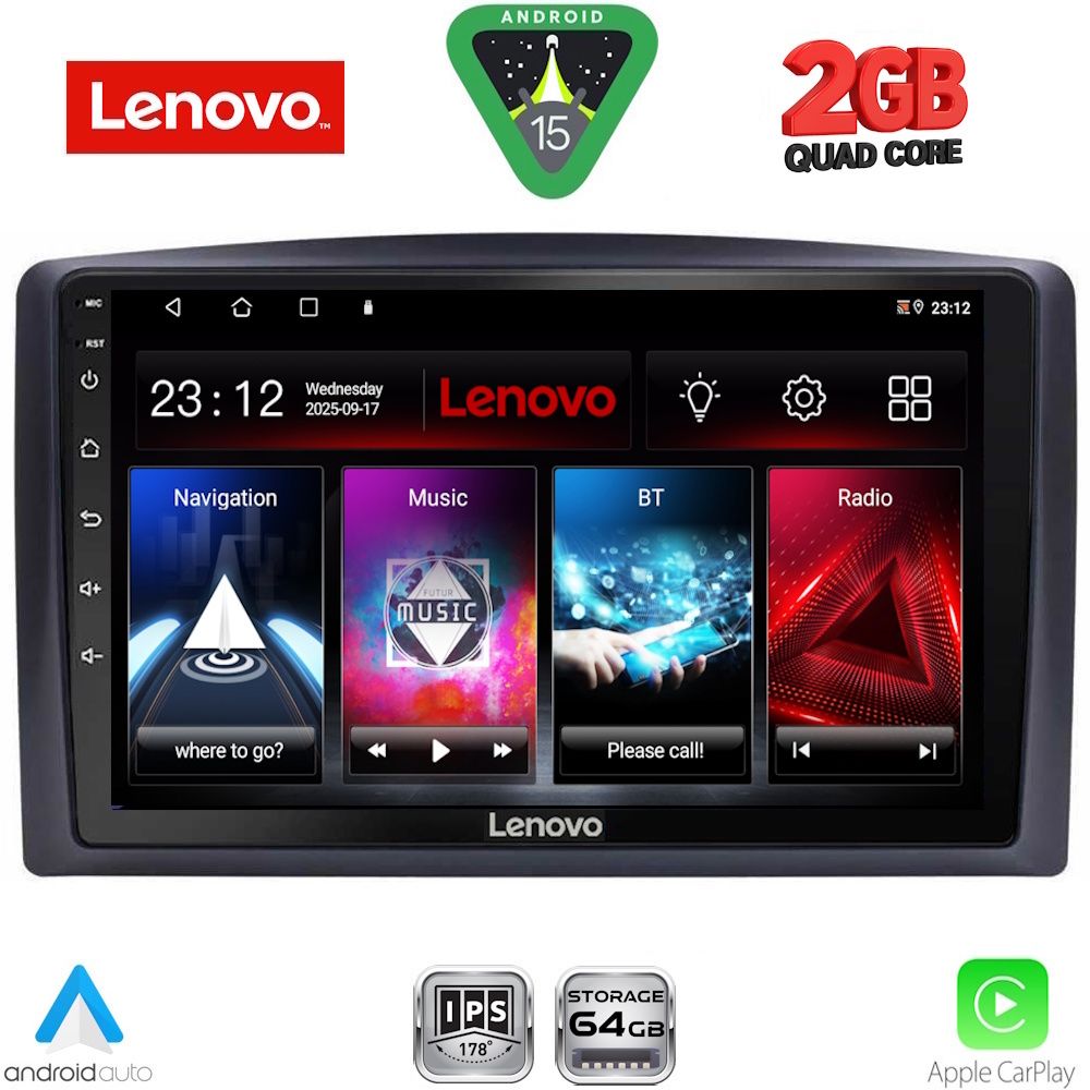 LENOVO LVD 2421_CPA (10inc) MULTIMEDIA TABLET for MERCEDES VITO – VIANO (W447) mod. 2015-2022