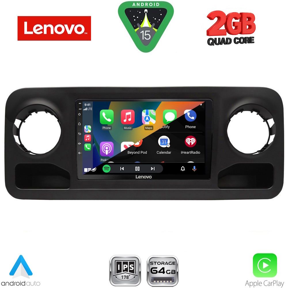 LENOVO LVD 2424_CPA (10inc) MULTIMEDIA TABLET for MERCEDES SPRINTER mod. 2018-2026 - immagine 2