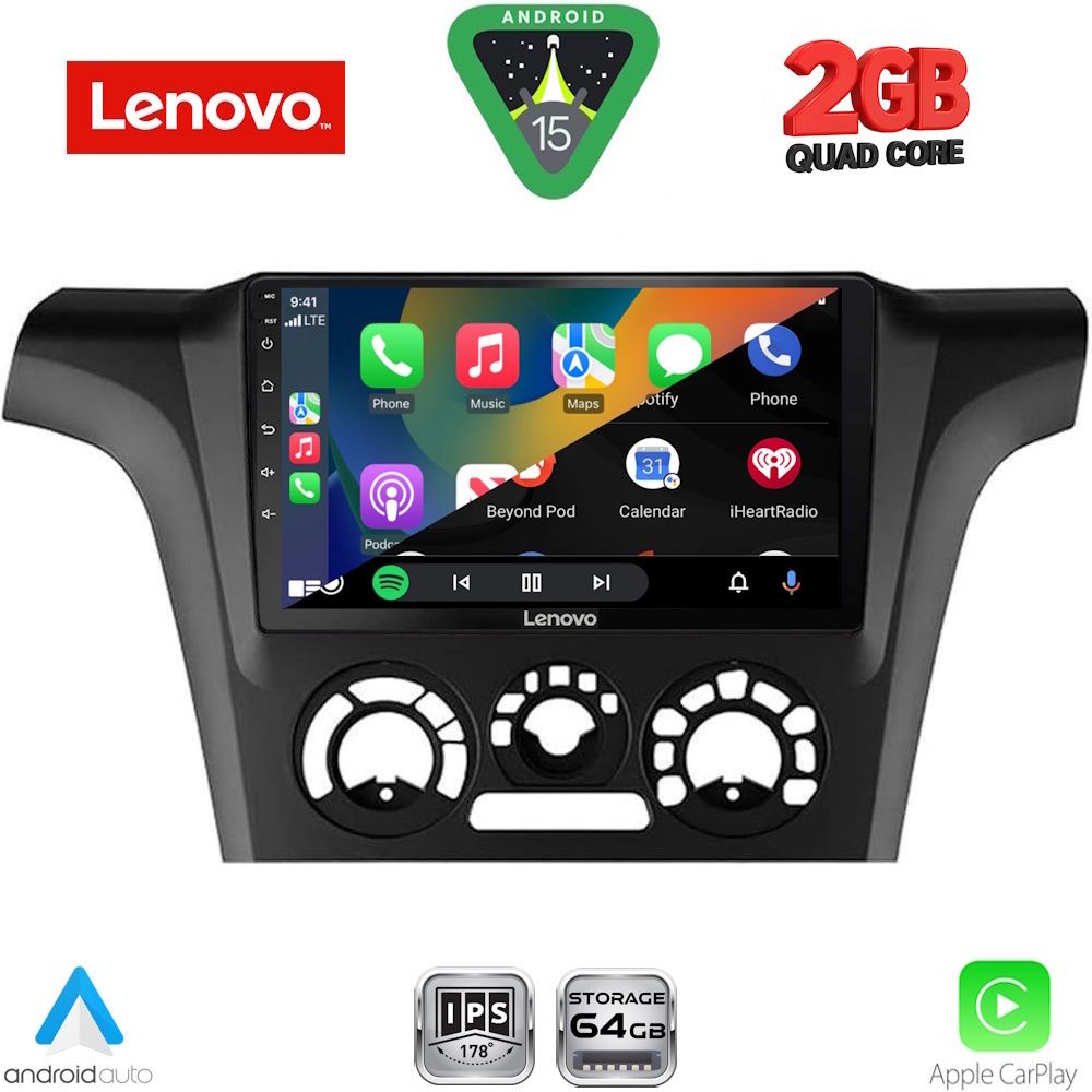 LENOVO LVD 2441_CPA A/C (9inc) MULTIMEDIA TABLET for MITSUBISHI OUTLANDER mod. 2001-2005 - immagine 2