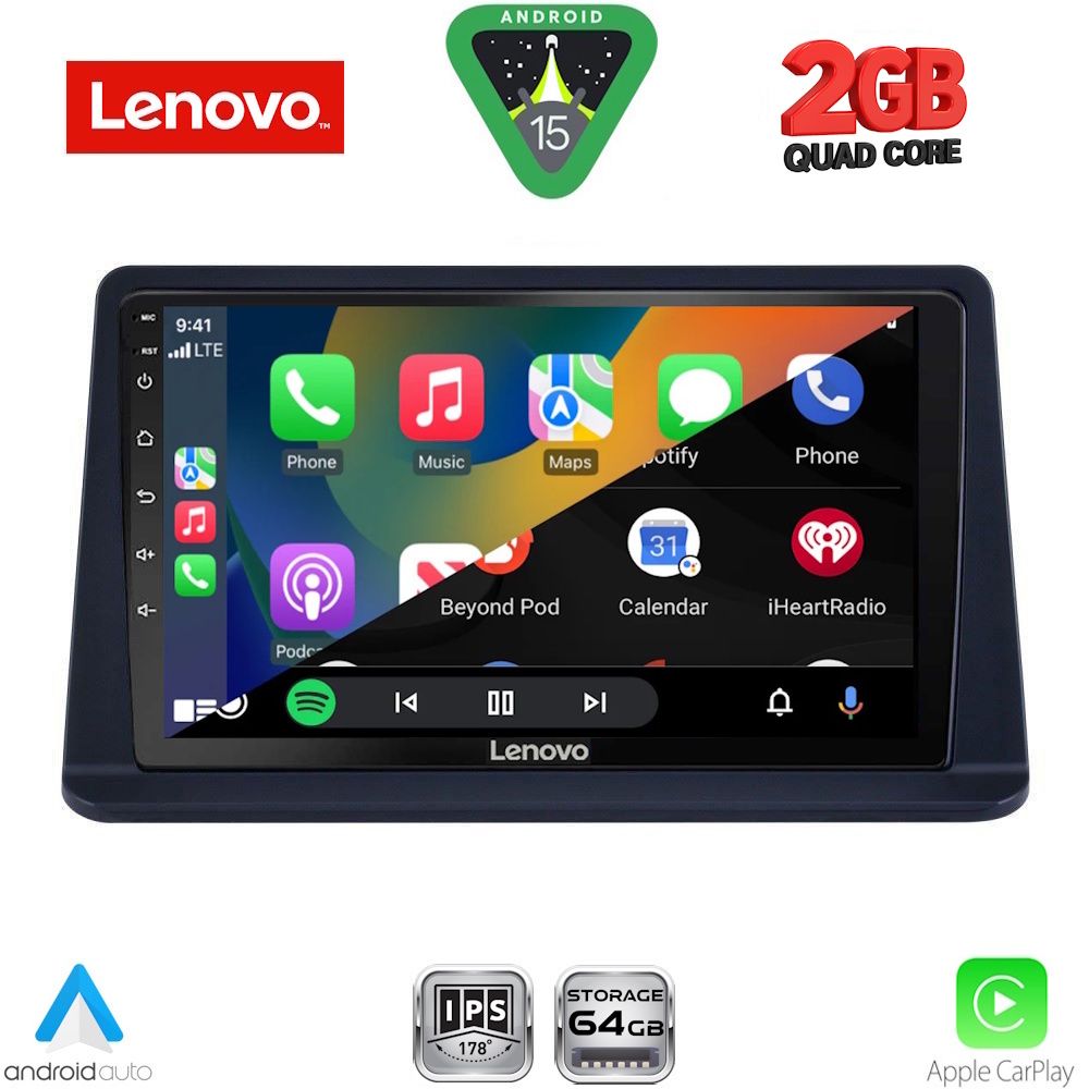 LENOVO LVD 2445_CPA (9inc) MULTIMEDIA TABLET for MITSUBISHI PAJERO mod. 1999-2006 - immagine 2