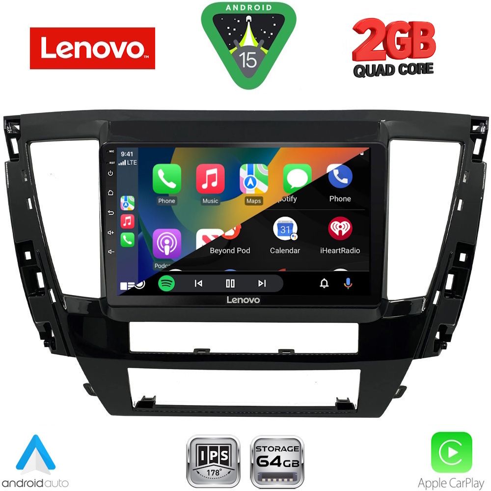 LENOVO LVD 2447S_CPA (9inc) MULTIMEDIA TABLET for MITSUBISHI PAJERO SPORT mod. 2020+ - immagine 2