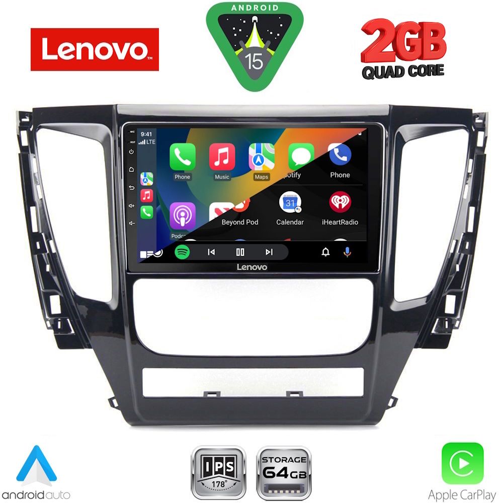 LENOVO LVD 2447A_CPA (9inc) MULTIMEDIA TABLET for MITSUBISHI PAJERO mod. 2013-2020 - immagine 2