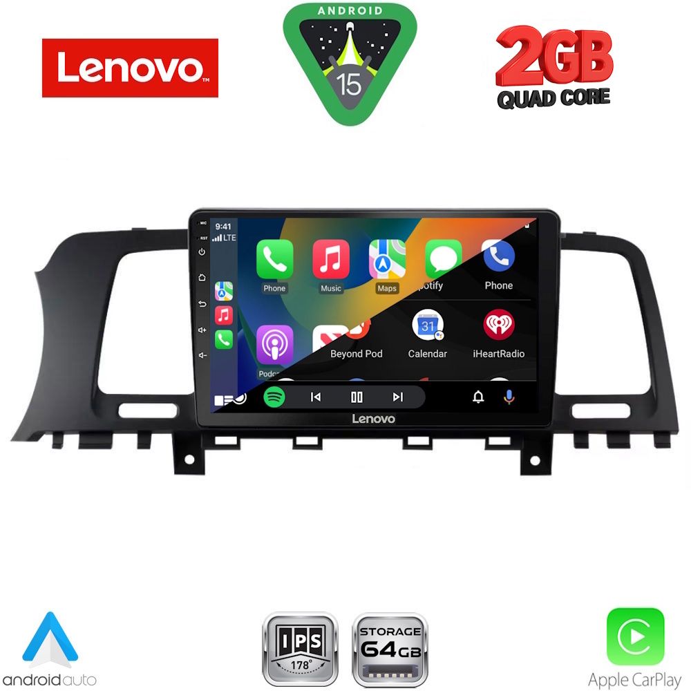 LENOVO LVD 2462_CPA (9inc) MULTIMEDIA TABLET for NISSAN MURANO mod. 2007-2014 - immagine 2