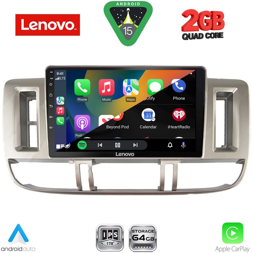 LENOVO LVD 2474_CPA (9inc) MULTIMEDIA TABLET for NISSAN XTRAIL mod. 2000-2004 - immagine 2