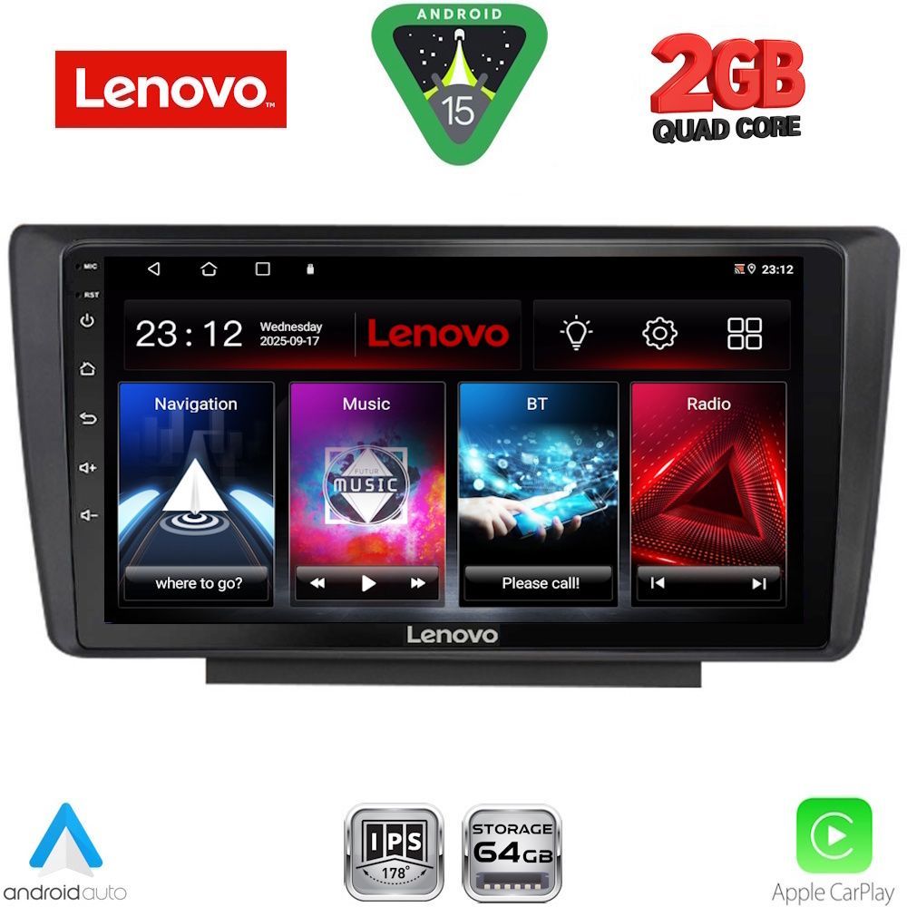 LENOVO LVD 2594_CPA (9inc) MULTIMEDIA TABLET for SKODA OCTAVIA 5 mod. 2005-2012
