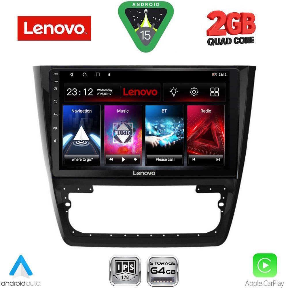 LENOVO LVD 2610_CPA (10inc) MULTIMEDIA TABLET for SKODA YETI mod. 2014-2018