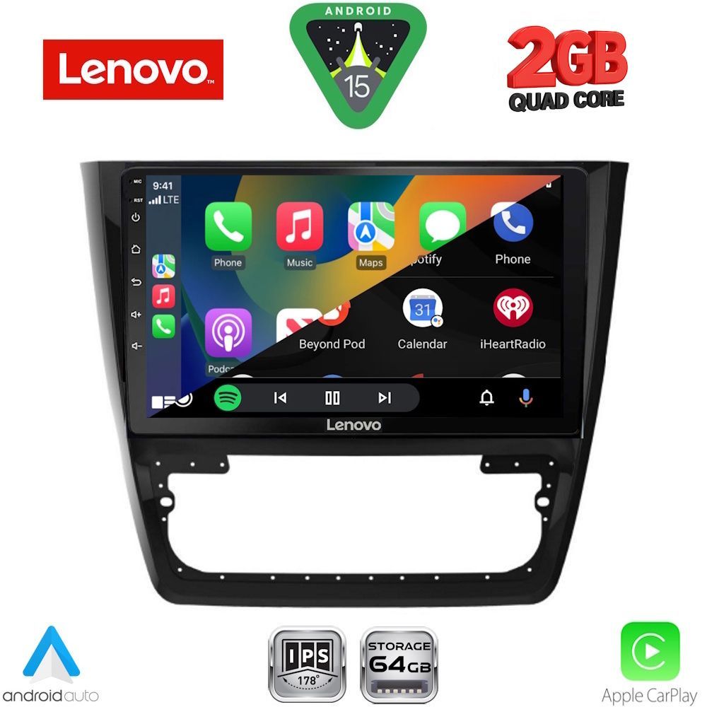 LENOVO LVD 2610_CPA (10inc) MULTIMEDIA TABLET for SKODA YETI mod. 2014-2018 - immagine 2
