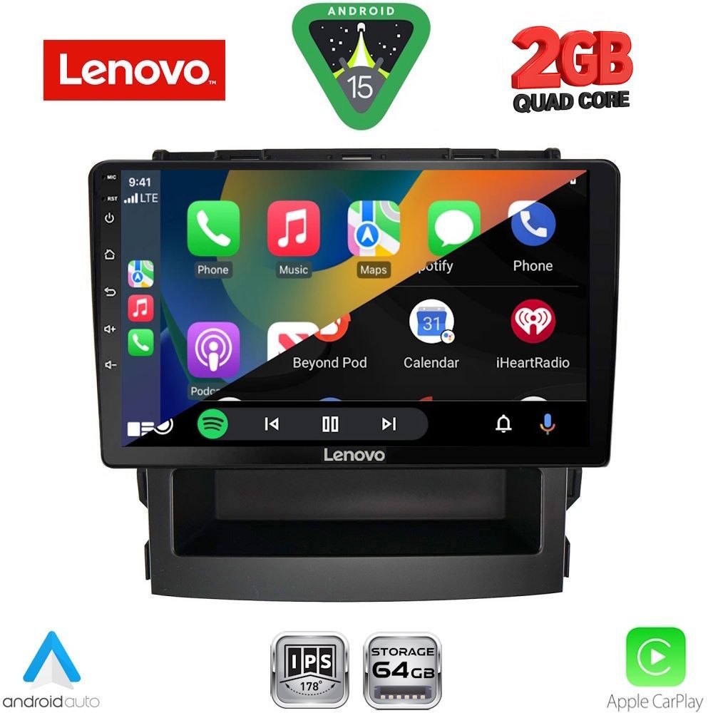 LENOVO LVD 2664_CPA (9inc) MULTIMEDIA TABLET for SUBARU FORESTER - IMPREZA mod. 2019-2025 - immagine 2