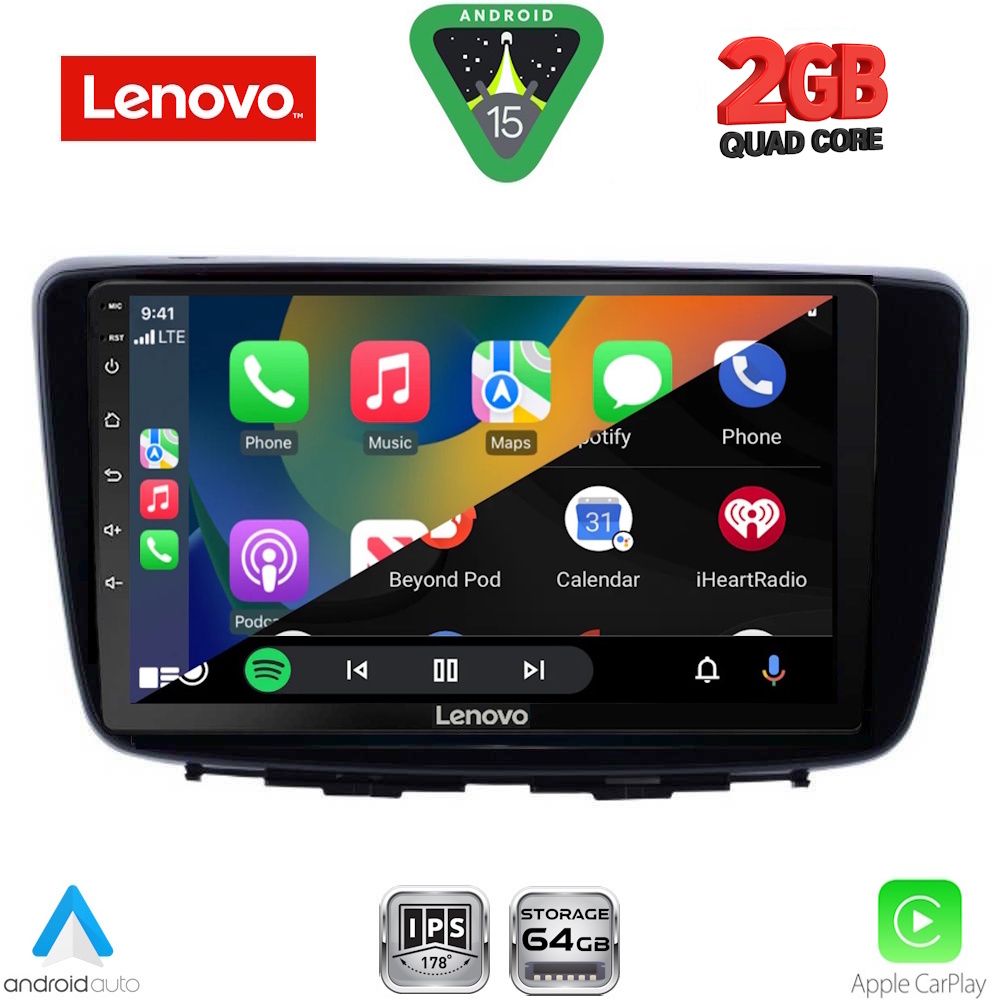 LENOVO LVD 2672_CPA (9inc) MULTIMEDIA TABLET for SUZUKI BALENO mod. 2016-2022 - immagine 2