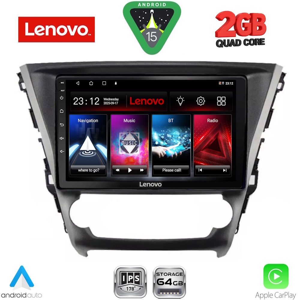 LENOVO LVD 2706_CPA (10inc) MULTIMEDIA TABLET for TOYOTA AVENSIS mod. 2016-2019