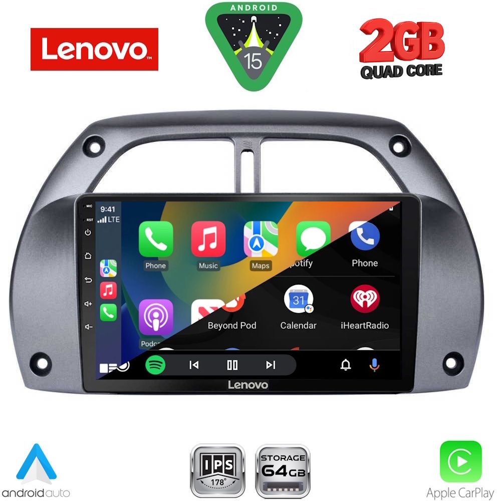 LENOVO LVD 2730_CPA A/C (9inc) MULTIMEDIA TABLET for TOYOTA RAV 4 mod. 2000-2006 - immagine 2