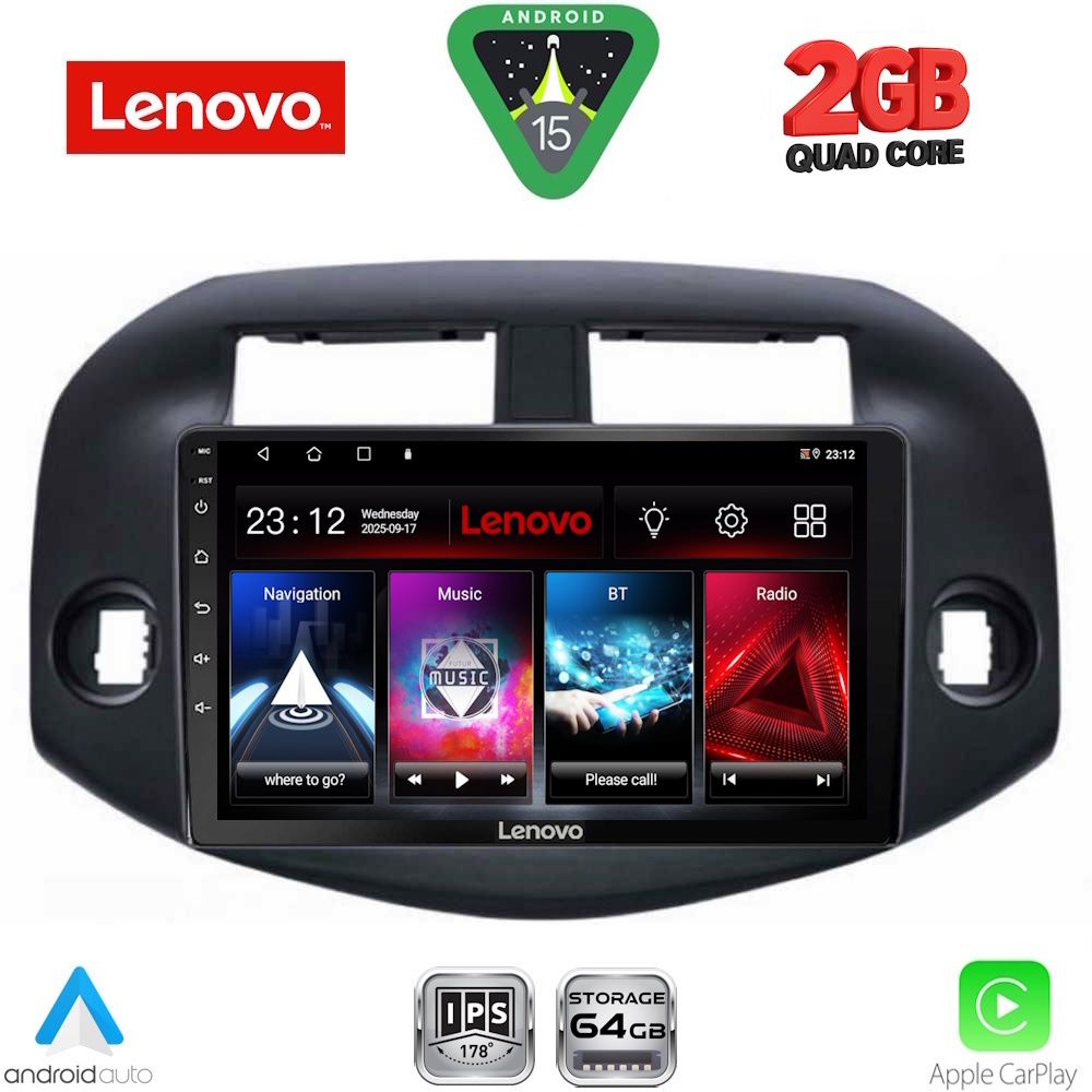 LENOVO LVD 2732_CPA (10inc) MULTIMEDIA TABLET for TOYOTA RAV 4 mod. 2006-2012