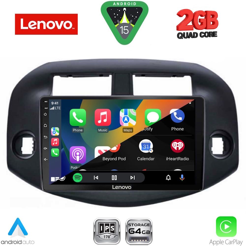 LENOVO LVD 2732_CPA (10inc) MULTIMEDIA TABLET for TOYOTA RAV 4 mod. 2006-2012 - immagine 2