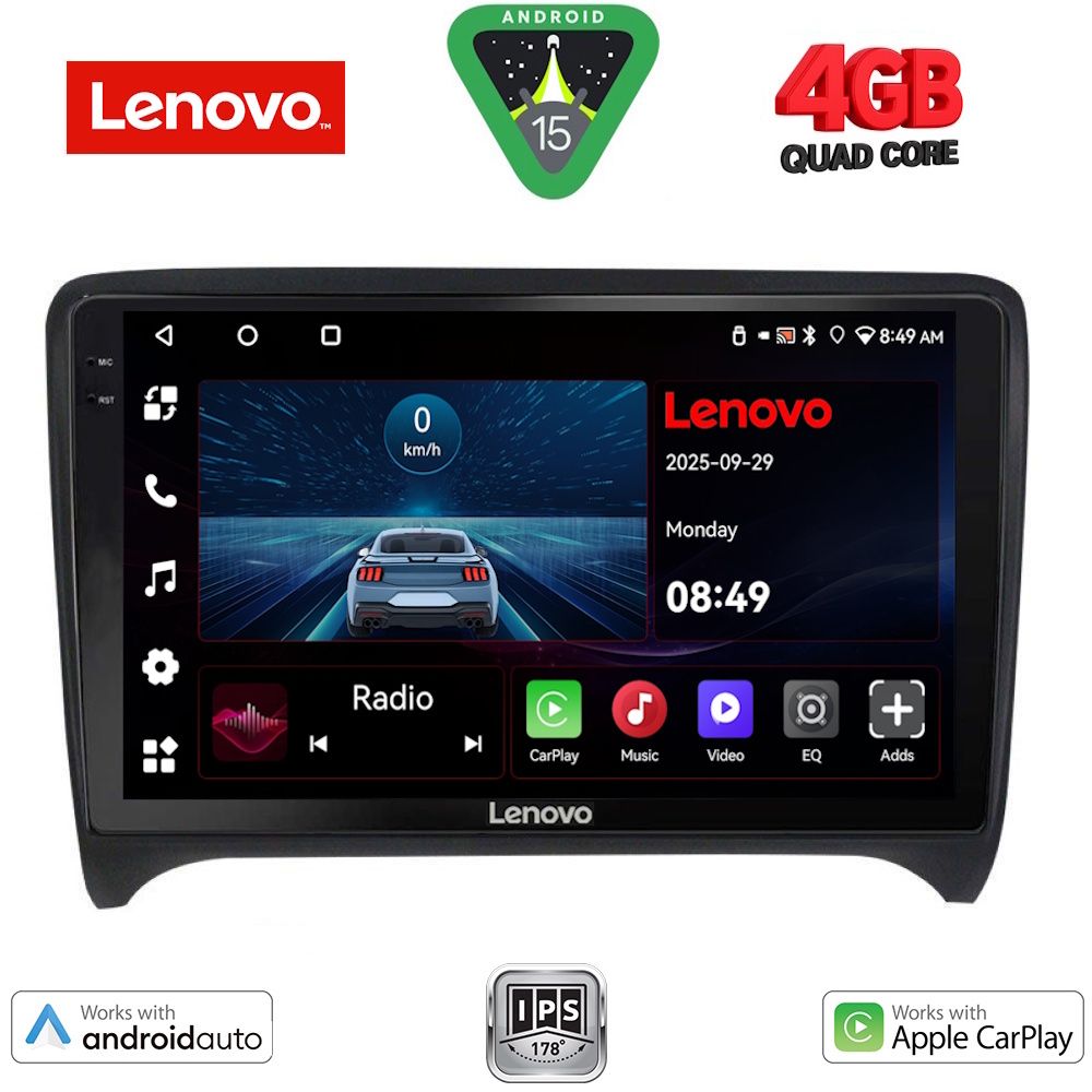 LENOVO LVE 8009_CPAA (9inc) MULTIMEDIA TABLET for AUDI TT mod. 2007-2015