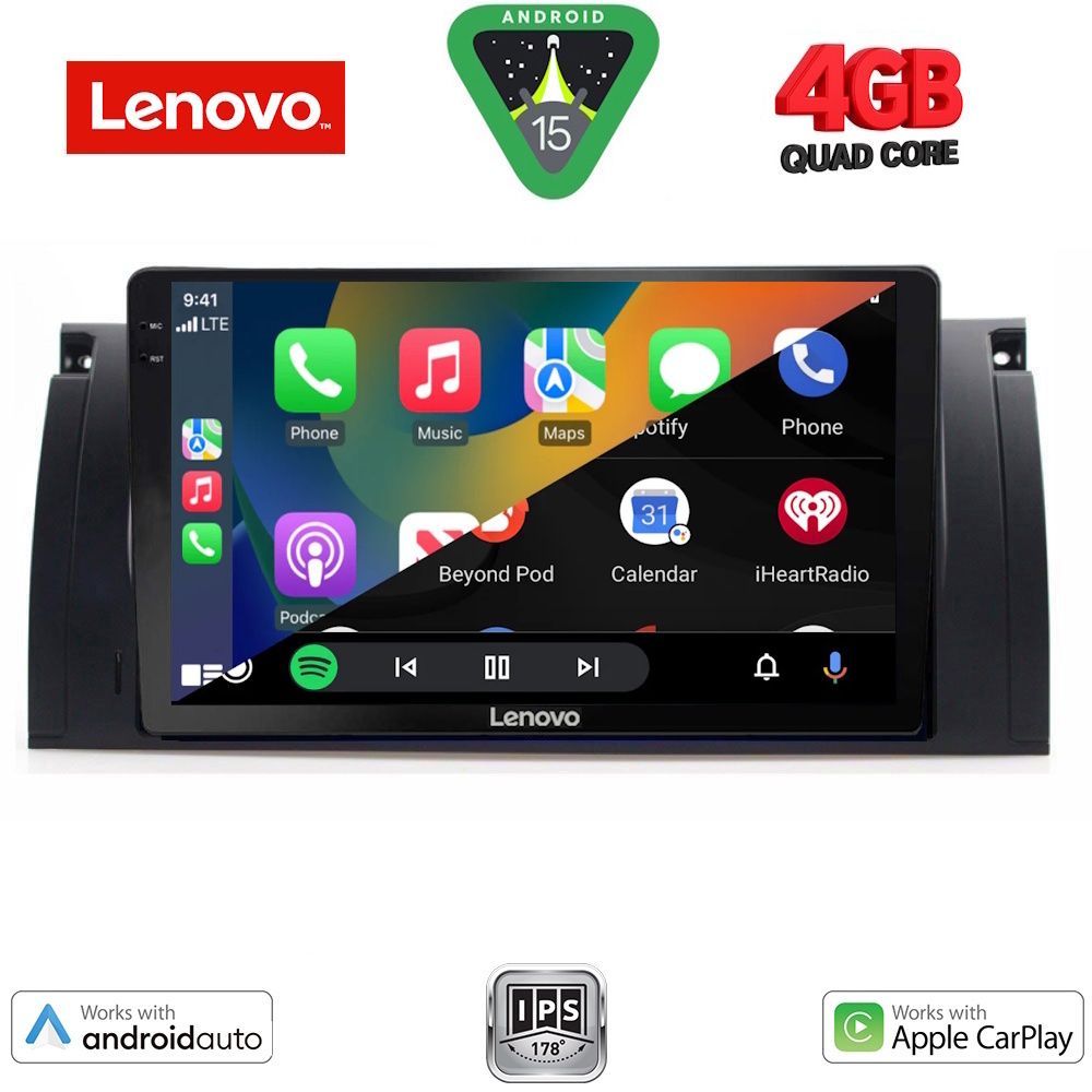 LENOVO LVE 8045_CPAA (9inc) MULTIMEDIA TABLET for BMW Series 5 (E39) mod. 1997-2005 | X5 (E53) mod. 1999-2006 - immagine 2
