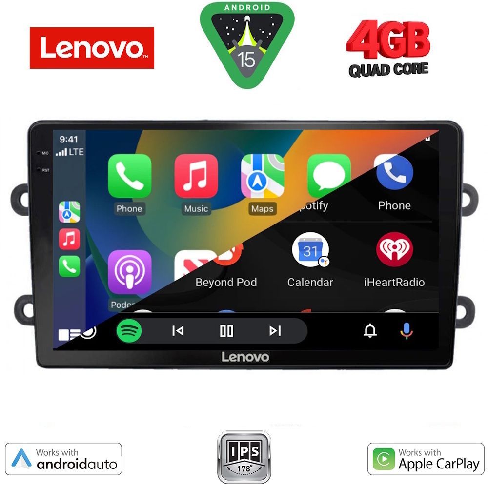 LENOVO LVE 8102_CPAA (9inc) MULTIMEDIA TABLET for DACIA DUSTER mod. 2012-2019 - immagine 2