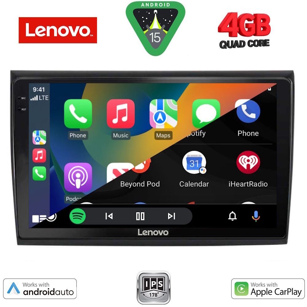 LENOVO LVE 8136_CPAA (9inc) MULTIMEDIA TABLET for FIAT BRAVO mod. 2007-2019 - immagine 2