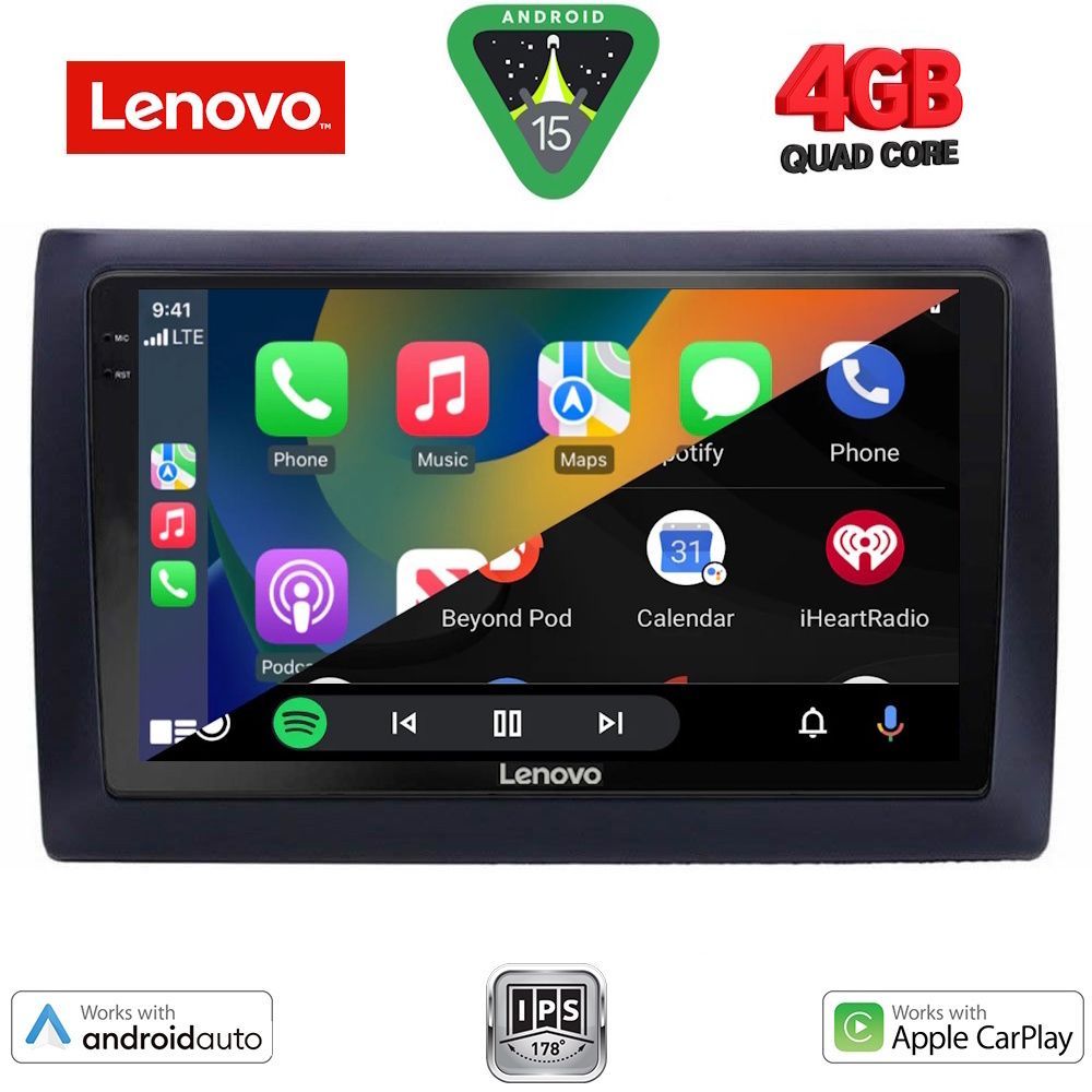 LENOVO LVE 8145_CPAA (9inc) MULTIMEDIA TABLET for FIAT STILO mod. 2001-2007 - immagine 2