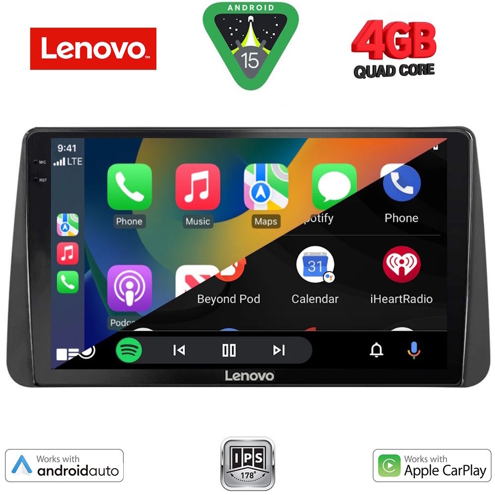 LENOVO LVE 8149_CPAA DASH (9inc) MULTIMEDIA TABLET for FIAT TIPO mod. 2018-2023 - immagine 2