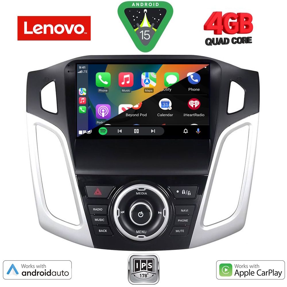 LENOVO LVE 8157_CPAA (9inc) MULTIMEDIA TABLET for FORD FOCUS mod. 2011-2018 - immagine 2