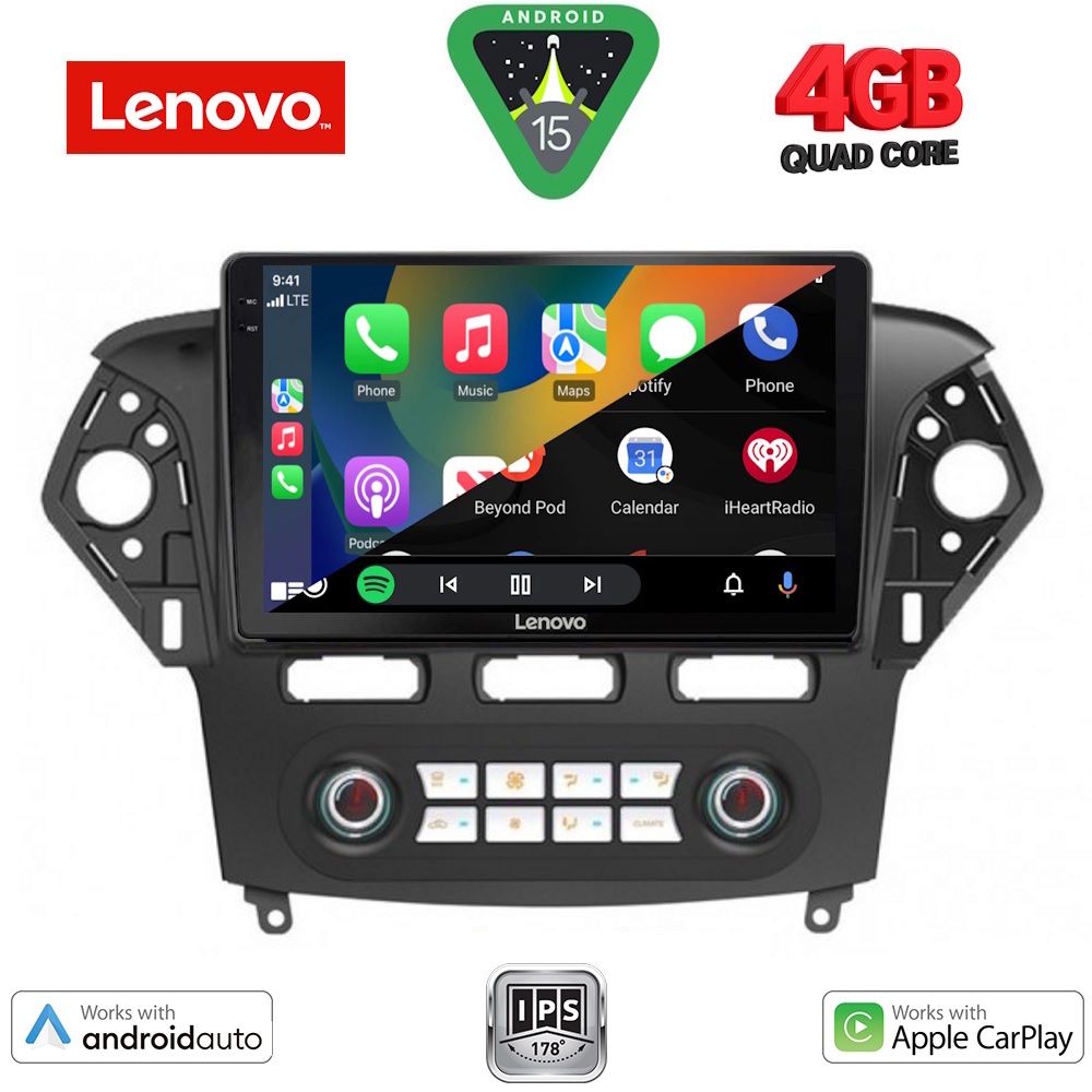 LENOVO LVE 8163_CPAA CLIMA (10inc) MULTIMEDIA TABLET for FORD MONDEO mod. 2011-2013 - immagine 2