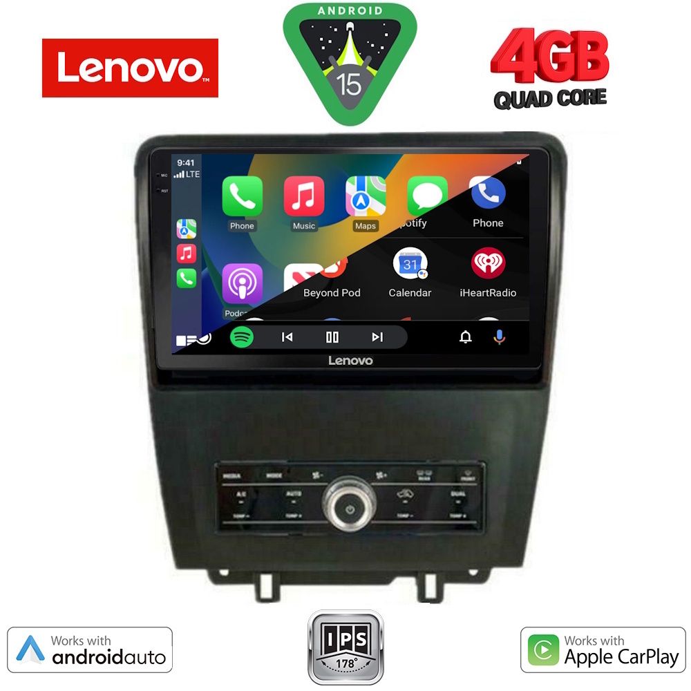 LENOVO LVE 8165_CPAA (9inc) MULTIMEDIA TABLET for FORD MUSTANG mod. 2010-2015 - immagine 2