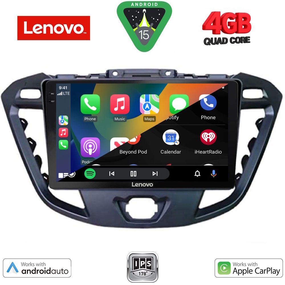 LENOVO LVE 8177_CPAA (9inc) MULTIMEDIA TABLET for FORD TRANSIT CUSTOM | TOURNEO CUSTOM mod. 2013-2019 - immagine 2