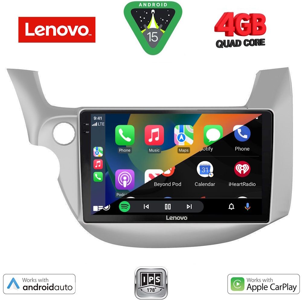 LENOVO LVE 8211_CPAA (10inc) MULTIMEDIA TABLET for HONDA JAZZ mod. 2008-2012 - immagine 2