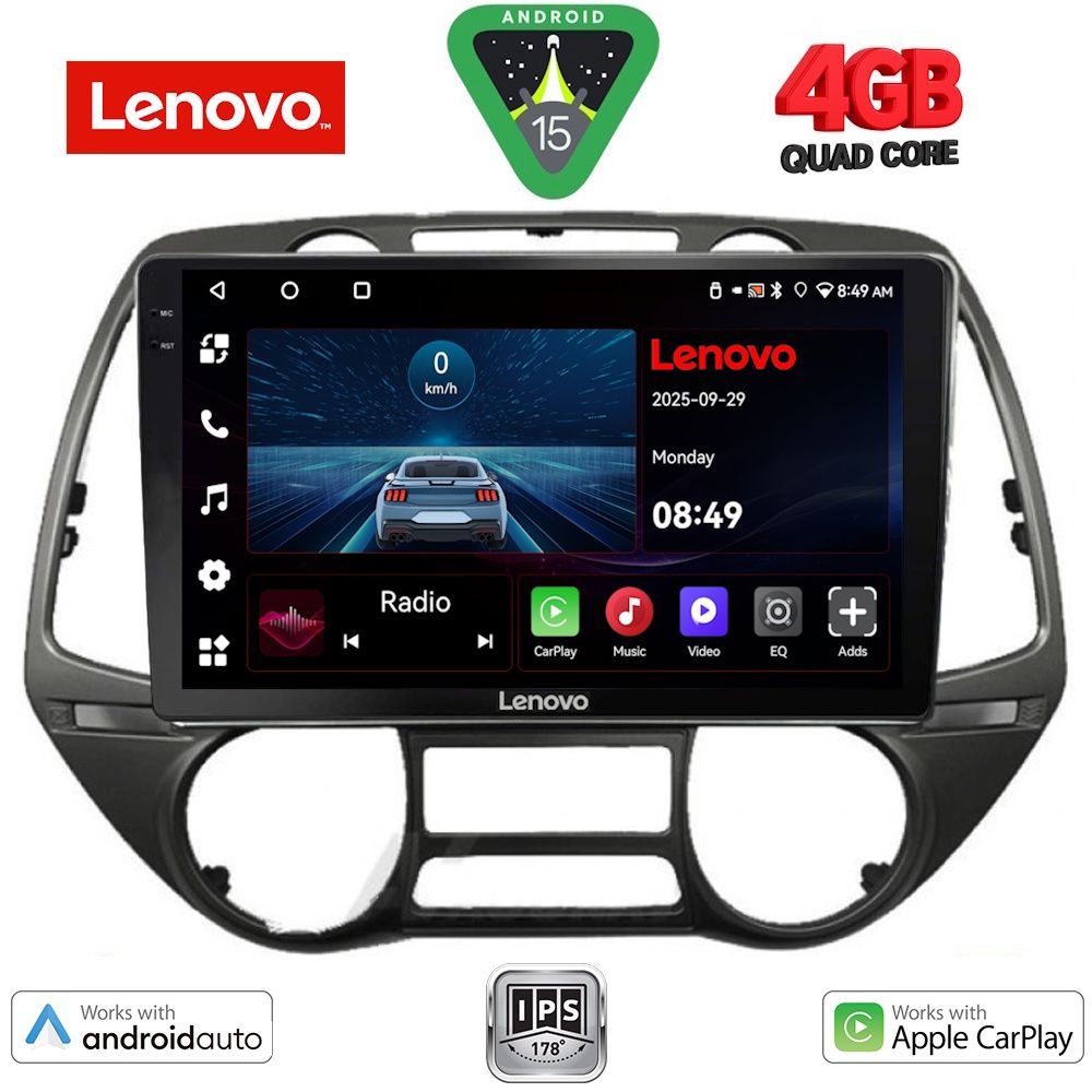 LENOVO LVE 8226_CPAA (9inc) MULTIMEDIA TABLET for HYUNDAI i20 mod. 2008-2014