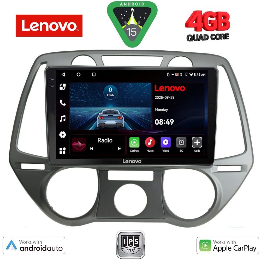 LENOVO LVE 8228_CPAA A/C (9inc) MULTIMEDIA TABLET for HYUNDAI i20 mod. 2008-2012