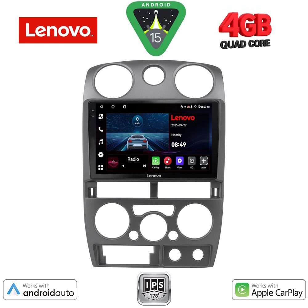 LENOVO LVE 8254GR_CPAA (9inc) MULTIMEDIA TABLET for ISUZU D-MAX mod. 2008-2012 (GREY)