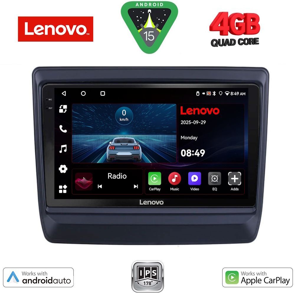 LENOVO LVE 8256_CPAA (9inc) MULTIMEDIA TABLET for ISUZU DMAX mod. 2020-2026