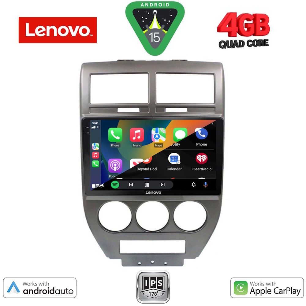 LENOVO LVE 8276_CPAA (10inc) MULTIMEDIA TABLET for JEEP COMPASS - PATRIOT mod. 2007-2016 - immagine 2