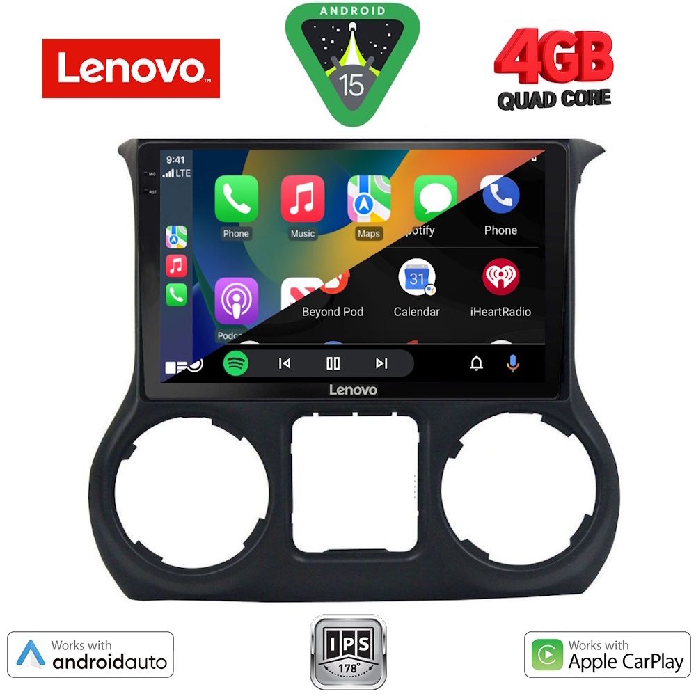 LENOVO LVE 8296_CPAA (10inc) MULTIMEDIA TABLET for JEEP WRANGLER mod. 2014-2017 - immagine 2