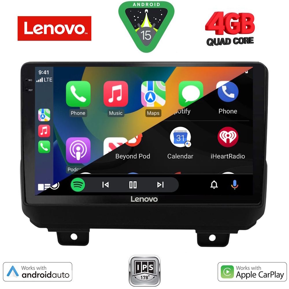 LENOVO LVE 8298_CPAA (9inc) MULTIMEDIA TABLET for JEEP WRANGLER mod. 2018-2026 - immagine 2