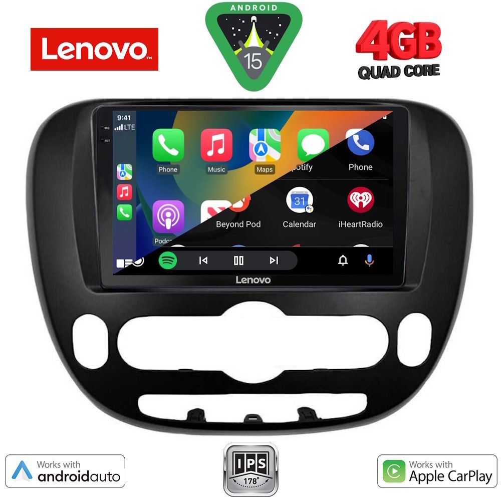 LENOVO LVE 8321_CPAA (9inc) MULTIMEDIA TABLET for KIA SOUL mod. 2014-2025 - immagine 2