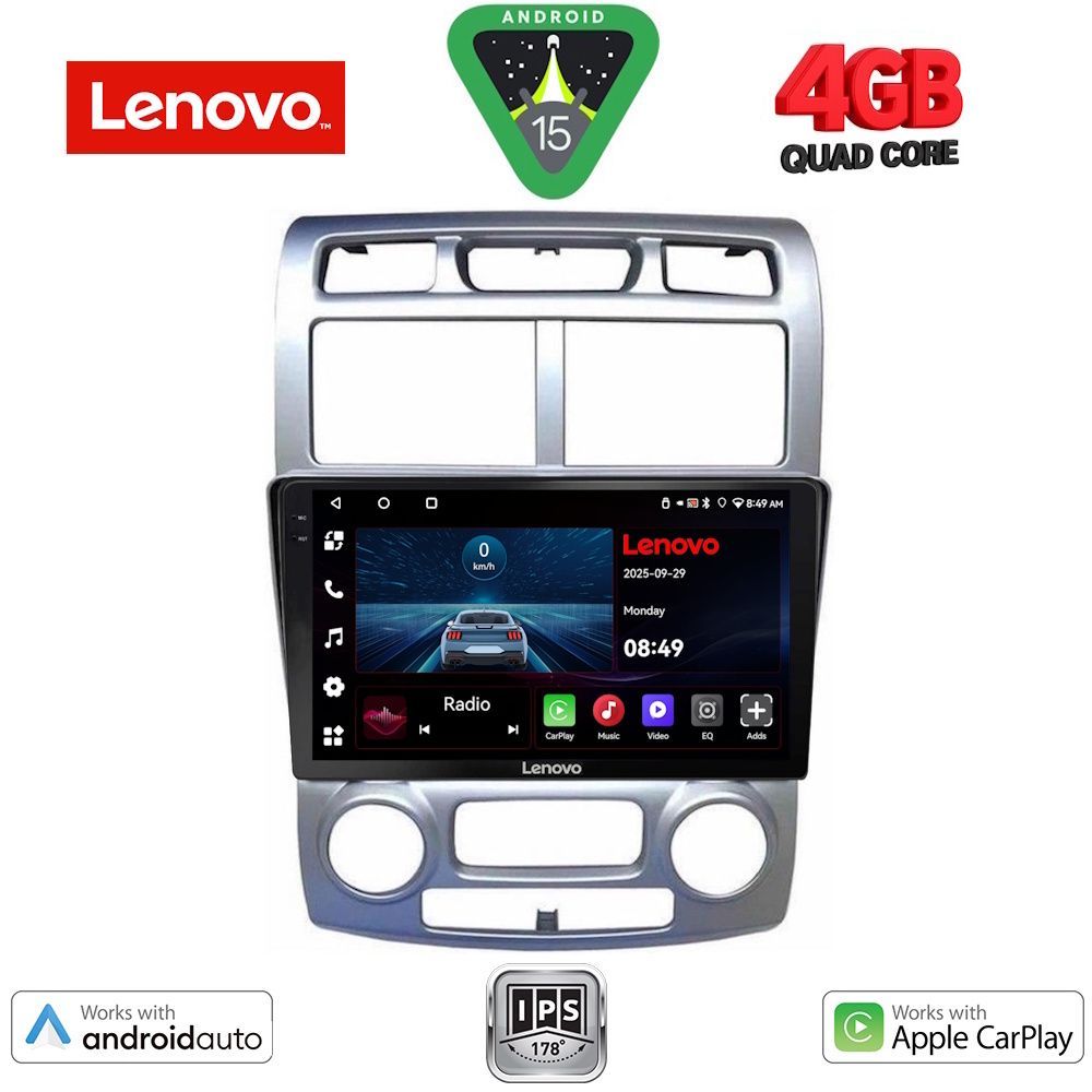 LENOVO LVE 8324SL_CPAA (CLIMA) (9inc) MULTIMEDIA TABLET for KIA SPORTAGE mod. 2004-2010