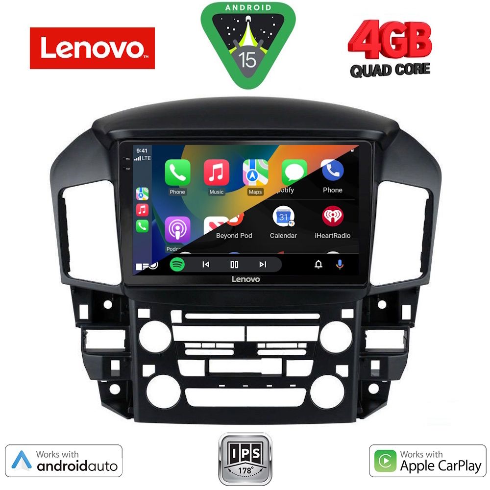 LENOVO LVE 8344_CPAA (9inc) MULTIMEDIA TABLET for LEXUS RX 300 mod. 1998-2003 - immagine 2