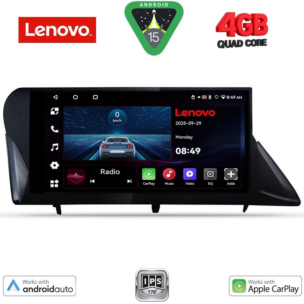LENOVO LVE 8346_CPAA (9inc) MULTIMEDIA TABLET for LEXUS RX mod. 2009-2014