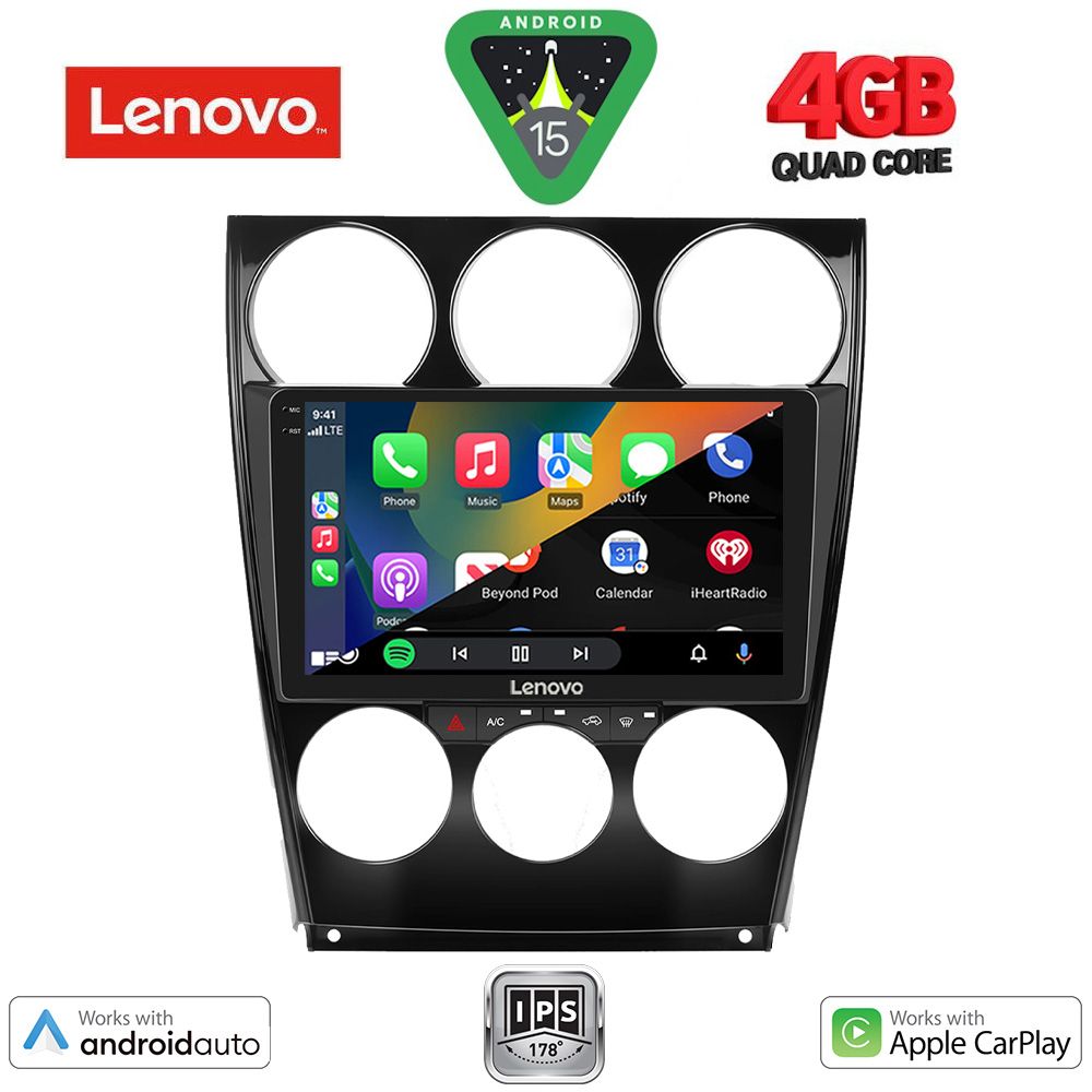 LENOVO LVE 8375_CPAA (9inc) MULTIMEDIA TABLET for MAZDA 6 (FACELIFT) mod. 2005-2008 - immagine 2