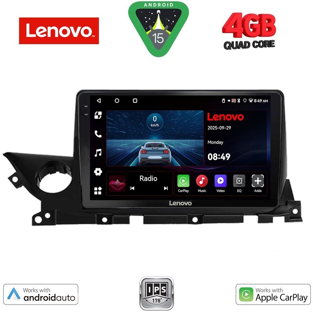 LENOVO LVE 8379B_CPAA (9inc) MULTIMEDIA TABLET for MAZDA 6 mod. 2021-2026
