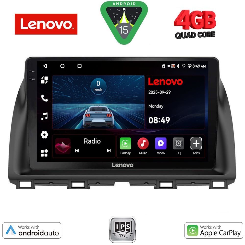 LENOVO LVE 8380_CPAA (10inc) MULTIMEDIA TABLET for MAZDA CX5 mod. 2013-2017