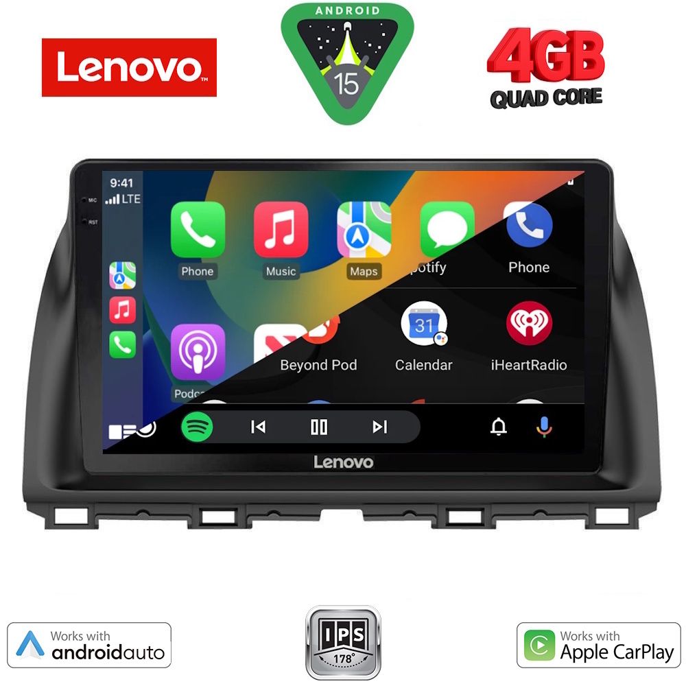 LENOVO LVE 8380_CPAA (10inc) MULTIMEDIA TABLET for MAZDA CX5 mod. 2013-2017 - immagine 2