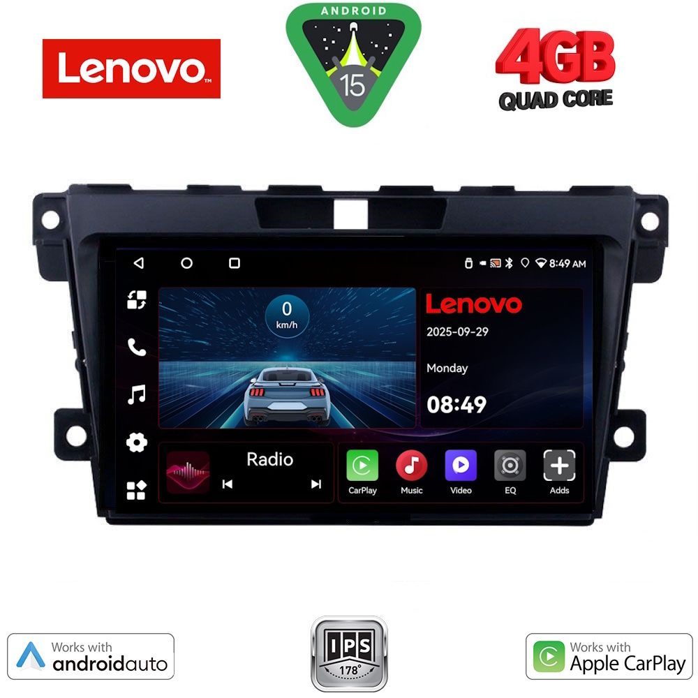 LENOVO LVE 8389_CPAA (9inc) MULTIMEDIA TABLET for MAZDA CX7 mod. 2006-2012