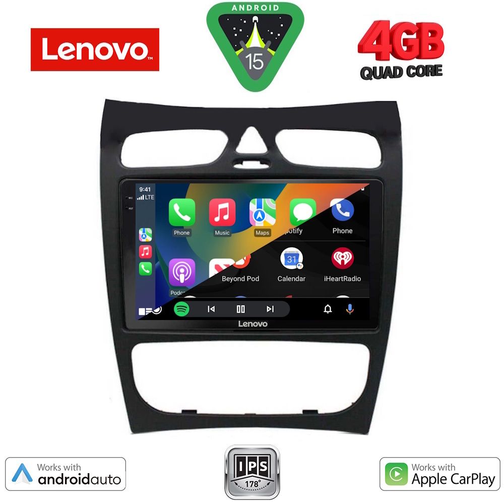 LENOVO LVE 8406_CPAA (9inc) MULTIMEDIA TABLET for MERCEDES CLK (W209) mod. 2000-2004 - immagine 2