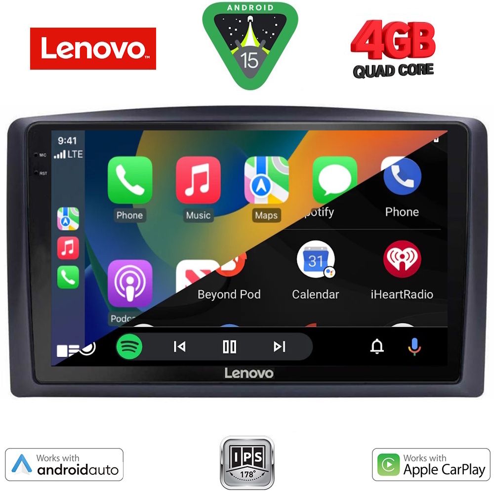 LENOVO LVE 8421_CPAA (10inc) MULTIMEDIA TABLET for MERCEDES VITO – VIANO (W447) mod. 2015-2022 - immagine 2