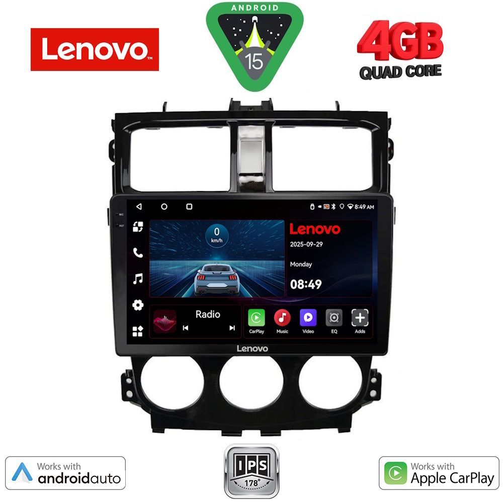 LENOVO LVE 8435_CPAA (9inc) MULTIMEDIA TABLET for MITSUBISHI COLT mod. 2013-2023