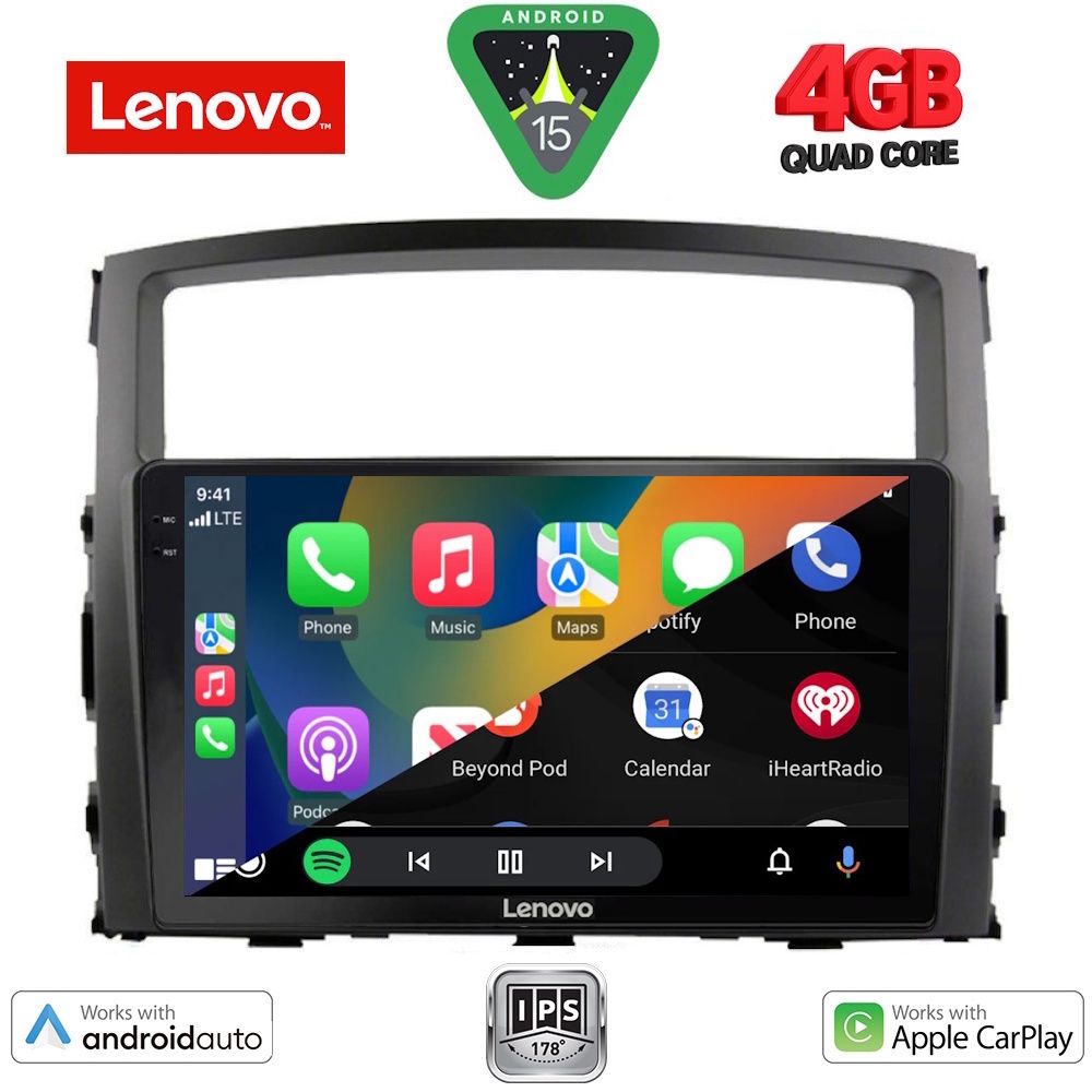 LENOVO LVE 8446_CPAA (9inc) MULTIMEDIA TABLET for MITSUBISHI PAJERO mod. 2006-2013 - immagine 2